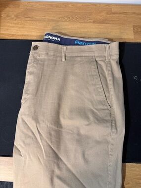 Sonoma Tan Flexwear Chinos